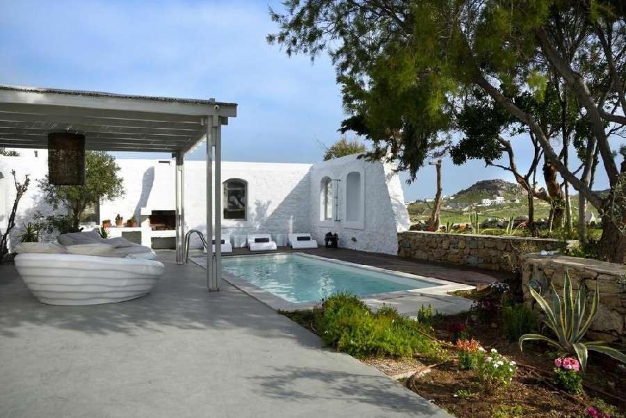 Villa Dafni 4Bed With Pool In Kalafatis Spilia Mykonos Town Exterior foto